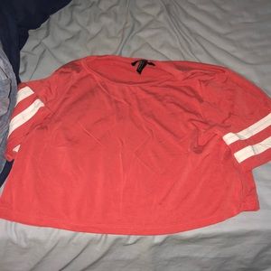 Cropped forever 21 shirt